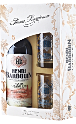 Ликер Пастис Анри Бардуэн в п/у с 2  стаканами